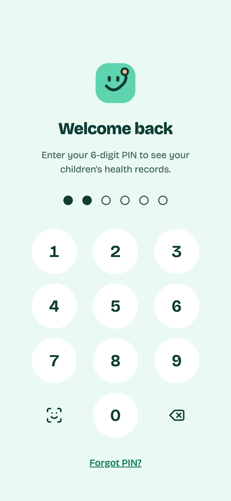 Unlock with PIN or Face ID